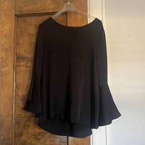 She and sky black blouse